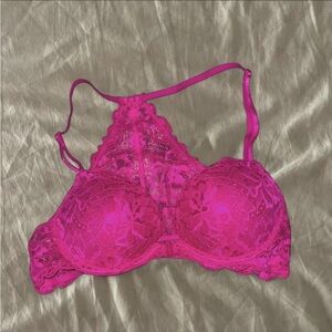 victorias secret pink lace front clip bra ˚⊱🎀⊰˚